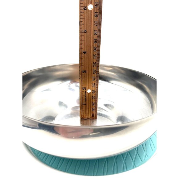 Scandinavian Bowl Kalmar Designs Danish Modern Mid Century Stainless Steel - Picture 4 of 9